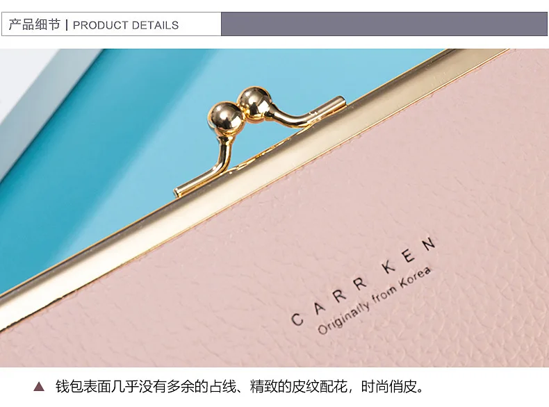 Women Mini Shoulder Bag Soft PU Leather Small Purse Long Money Wallet Mobile Phone Multifunction Credit Card Holder For Girls