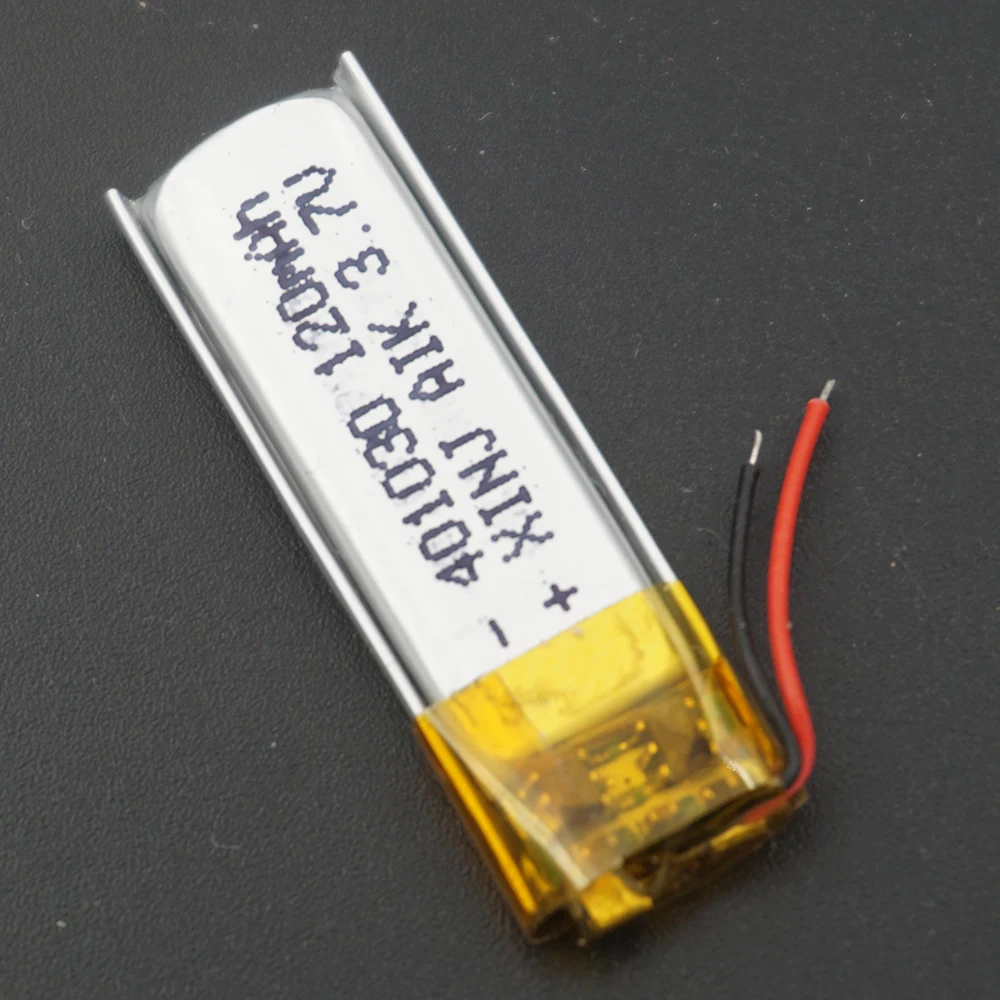 3.7V 120 MAh 401030 Polymer Lý Lithium Pin Lipo Cho Tai Nghe Bluetooth Loa Bút Ghi Âm Tai Nghe GPS