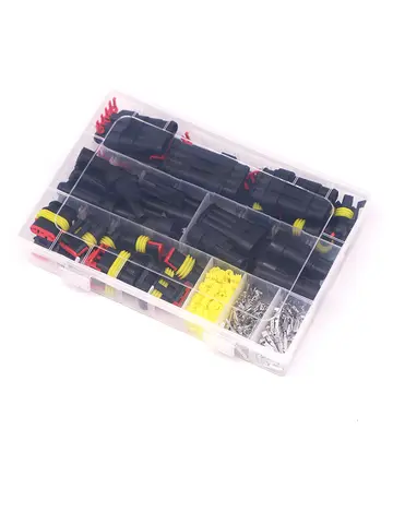 Dropship-352pcs HID 방수 커넥터 플러그 및 플러그 와이어 커넥터 자동차 전기 와이어 커넥터, 1/2/3/4 핀 26 세트 300V 12A