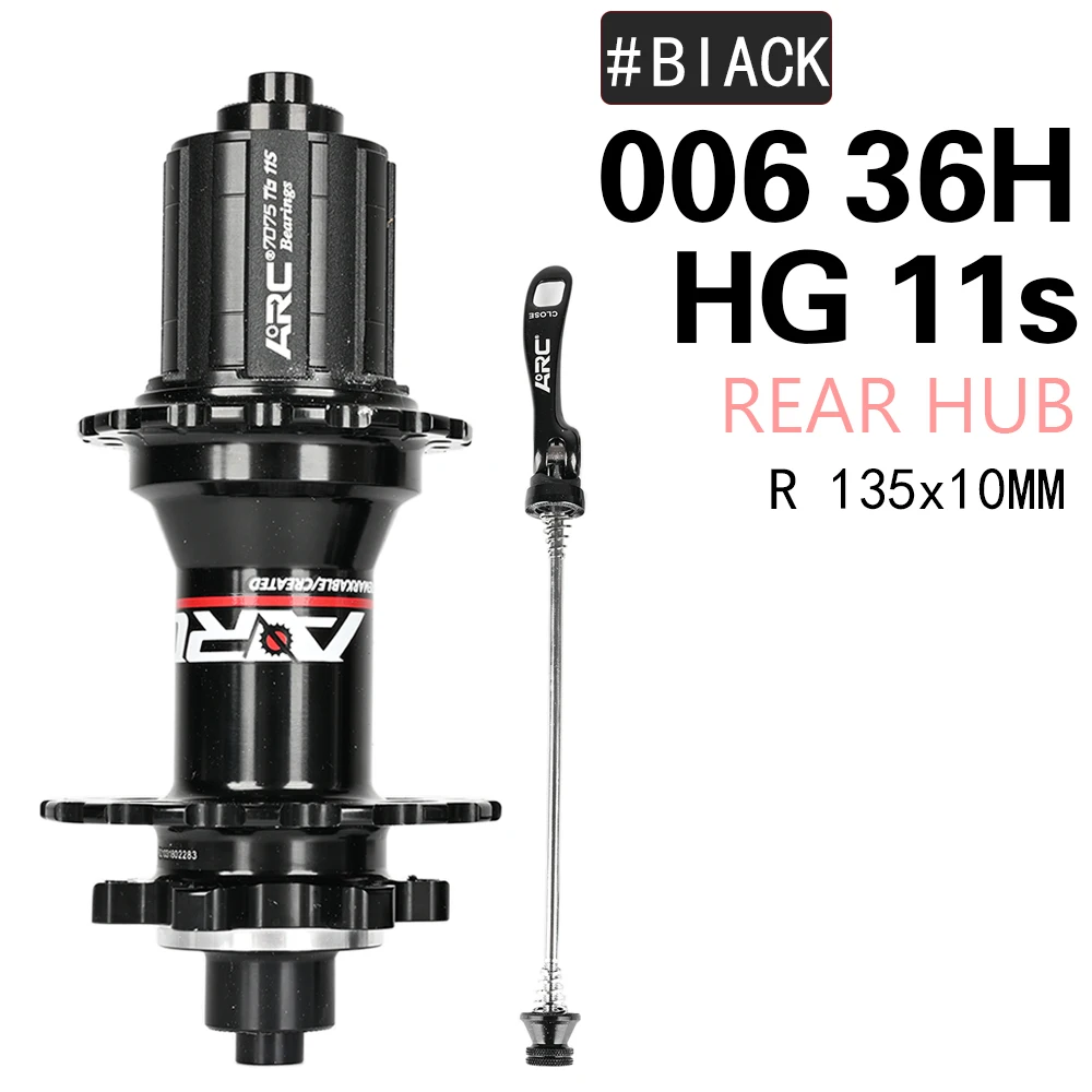 ARC 006 Fahrradnaben 399 g/Paar abgedichtetes Lager Mountainbike-Nabe QR Thru 32 36 28 Löcher Scheibenbremse 4 Lager 4 Sperrklinken 8-11 Geschwindigkeit – Detail 10