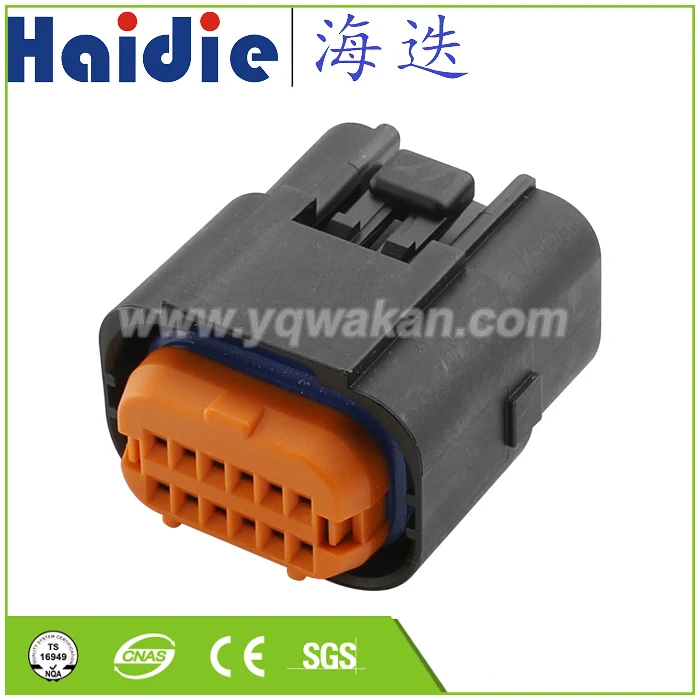 

Free shipping 1set 12pin auto plastic wiring harness waterproof plug electric cable sealed connector MX23A12SF1