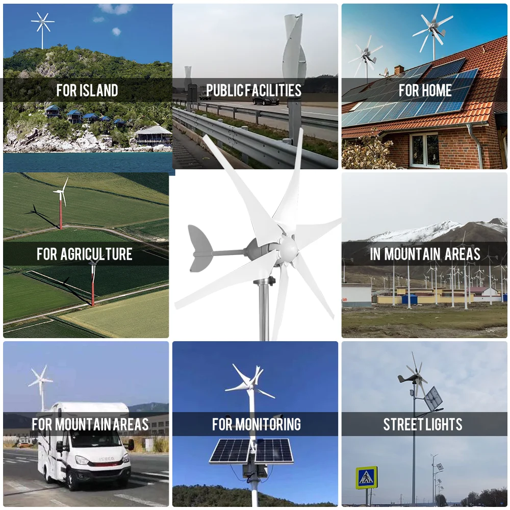 Imagem -03 - Turbinas Eólicas de Nova Energia com Sistema de Célula Solar Polônia Fornece Rapidamente 220v 3000w para Uso Doméstico