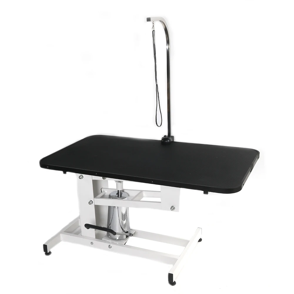 GT-101 Adjustable Heavy Type Hydraulic Pet Grooming Table Black US Warehouse