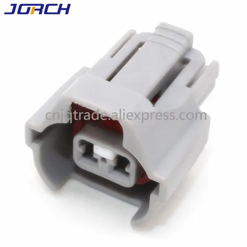 10 juegos de 2 pines 15316989   Conector Nippon Denso con cerradura frontal blanca para inyector de combustible 6189-0670 con terminales y gomas