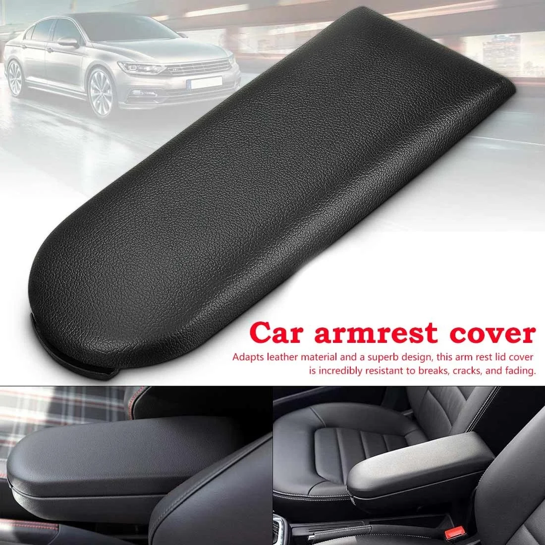 Applicable For Volkswagen VW Polo Sedan 2010 2011 2012 2013 2014 2015 Central Auto Car Armrest Box Cover Console Lid