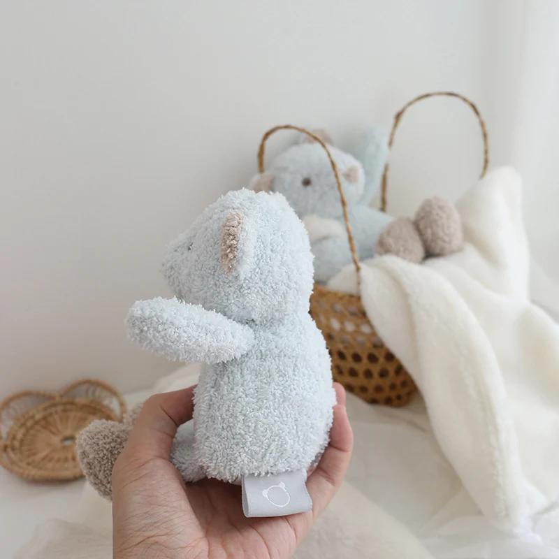 Cute Cartoon Bear Doll Newborn Baby Comforter Blankie Soothing Towel 25*25CM Infant Soft Appease Stuffed Toys For 0-12 month