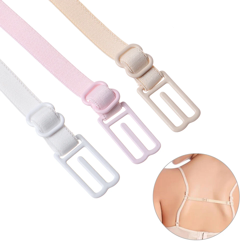 Fashion Adjustable Non-Slip Bra Strap Elastic Clips Holder Buckle Bra Clip Fixed Hide Accessories Skid-Proof Female Shoulder Str