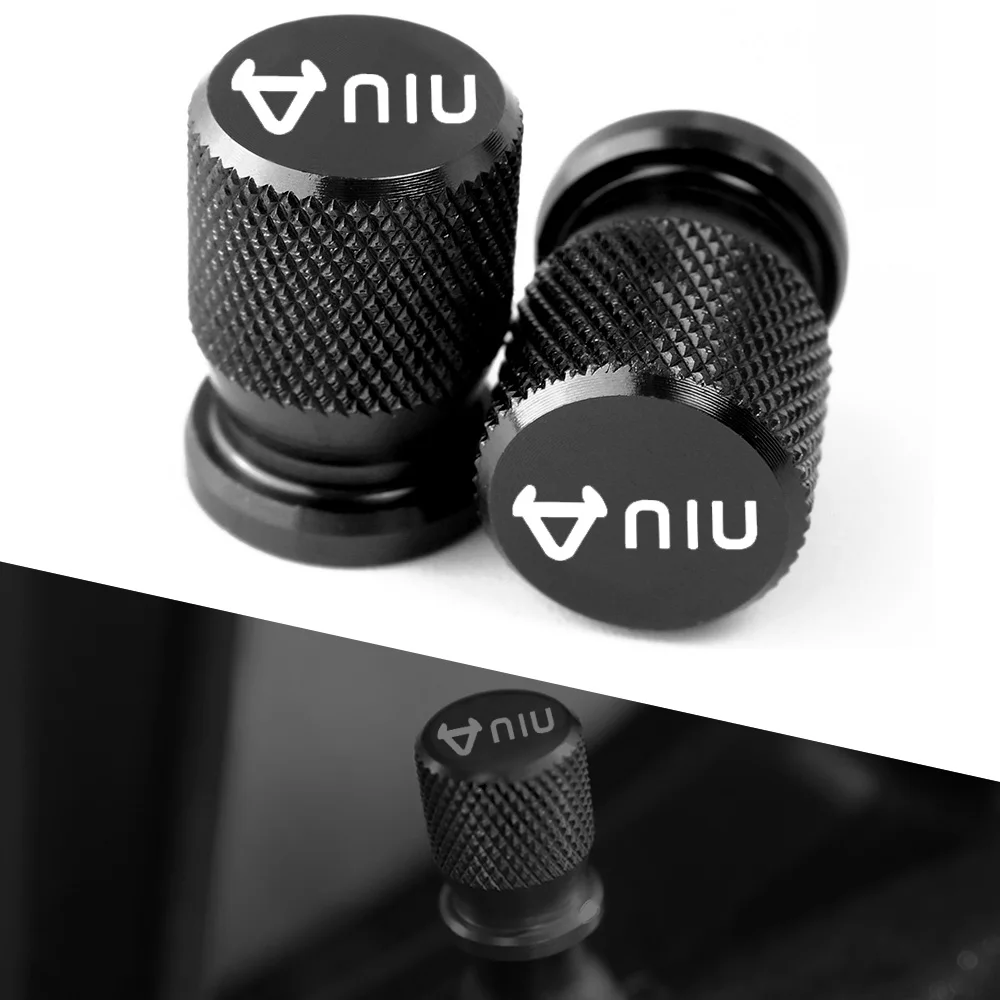 

CNC Aluminum Tyre Valve Air Port Cover Cap Motorcycle Accessories For NIU N1 N1S M1 U1 M+ NG US U+ UQI