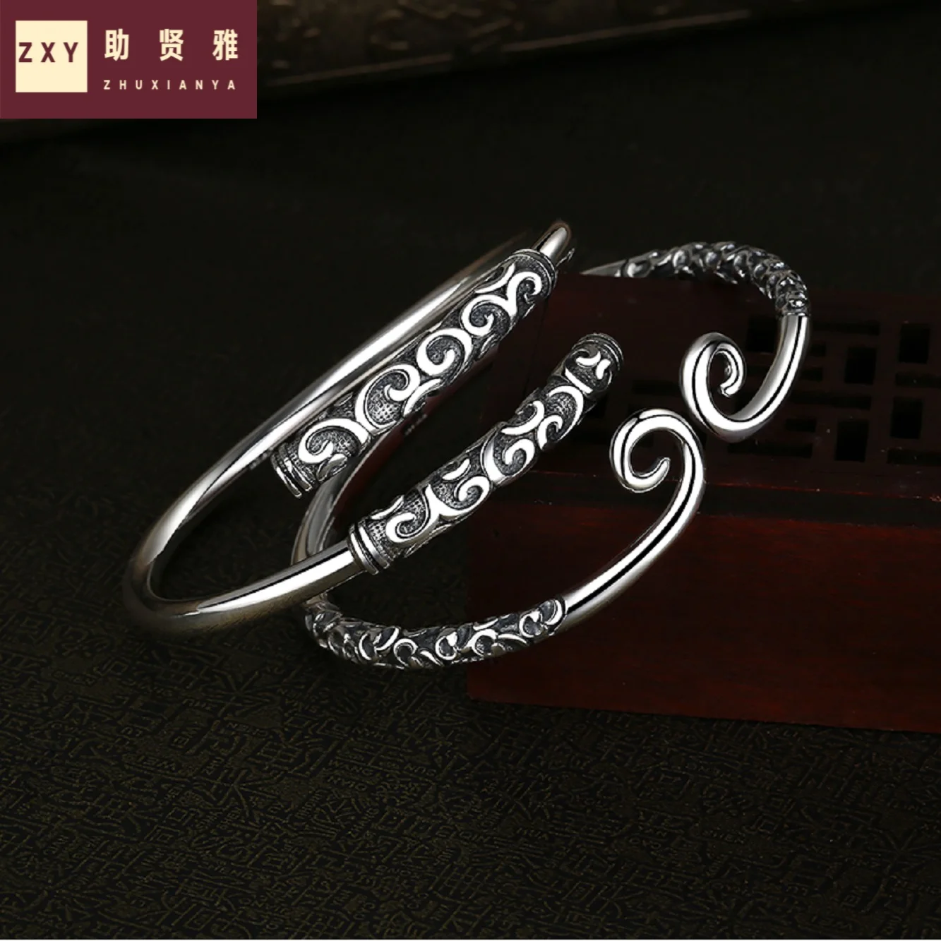 

★999 sterling silver bracelet original valentine openings retro wukong inhibitions great lovers bracelet