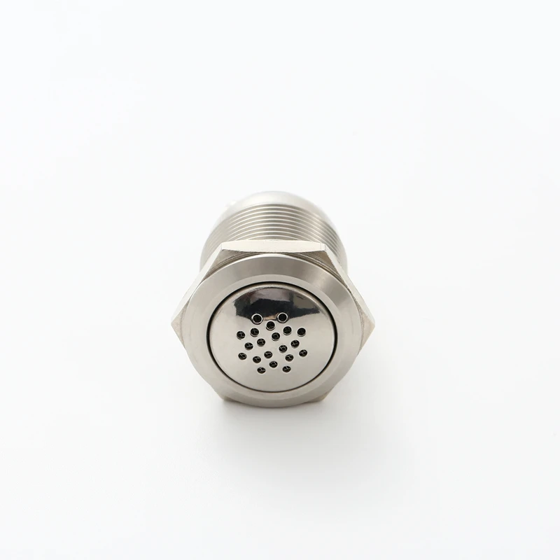 19mm continuous sound or  Discontinuous sound Buzzer 12V 24V Stainless steel body  (PM191B-M/12V)