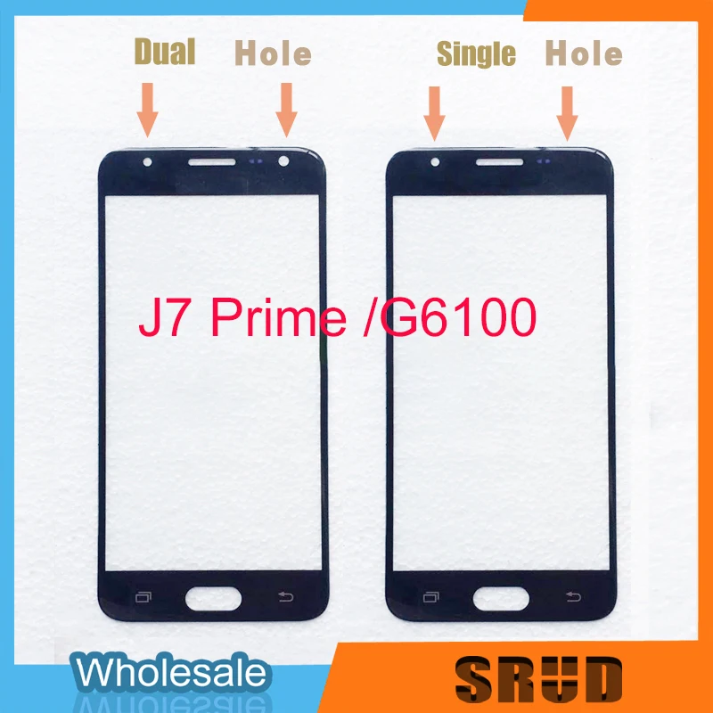 10pcs LCD Front Outer Glass For Samsung Galaxy J7 Prime G610 G610F On7 Outer Glass With OCA Laminated