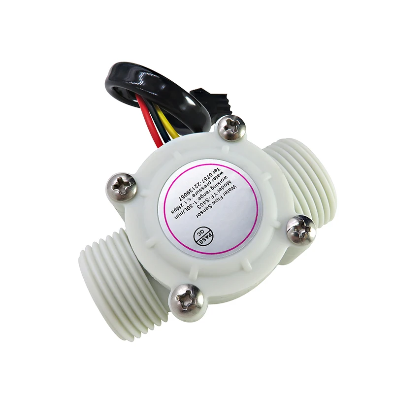 DN8-DN20 Water Flow Sensor 1.75MPa Hall Sensor Turbine Flowmeter DC5~18V Used To Measure The Flow Of The Medium