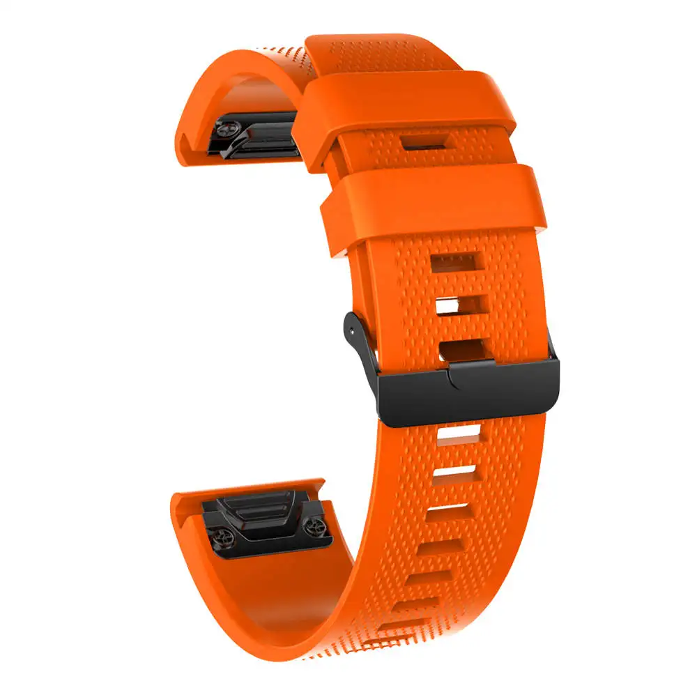 Pulseira em silicone para Garmin Fenix, Quick Release, Correia para Garmin Fenix 5X, 6X, 7X, 6X Pro, Fenix 3, 3 HR, substituição Easyfit, Sport, Pulseira, 26mm