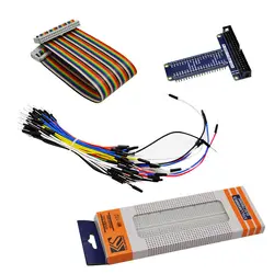 Raspberry Pi 4B 3B+ 3B Arduino GPIO Extension Board MB-102 830 Point Breadboard 40 Pin GPIO Cable Jumper Cable for Orange Pi PC