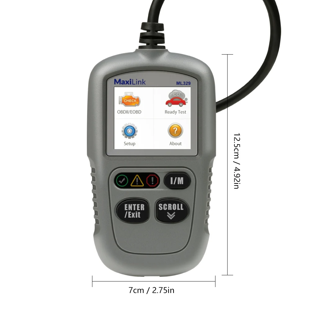 Autel MaxiLink ML329 Code Reader Engine Fault CAN Scan Tool (Advanced Version of Autel AL319)