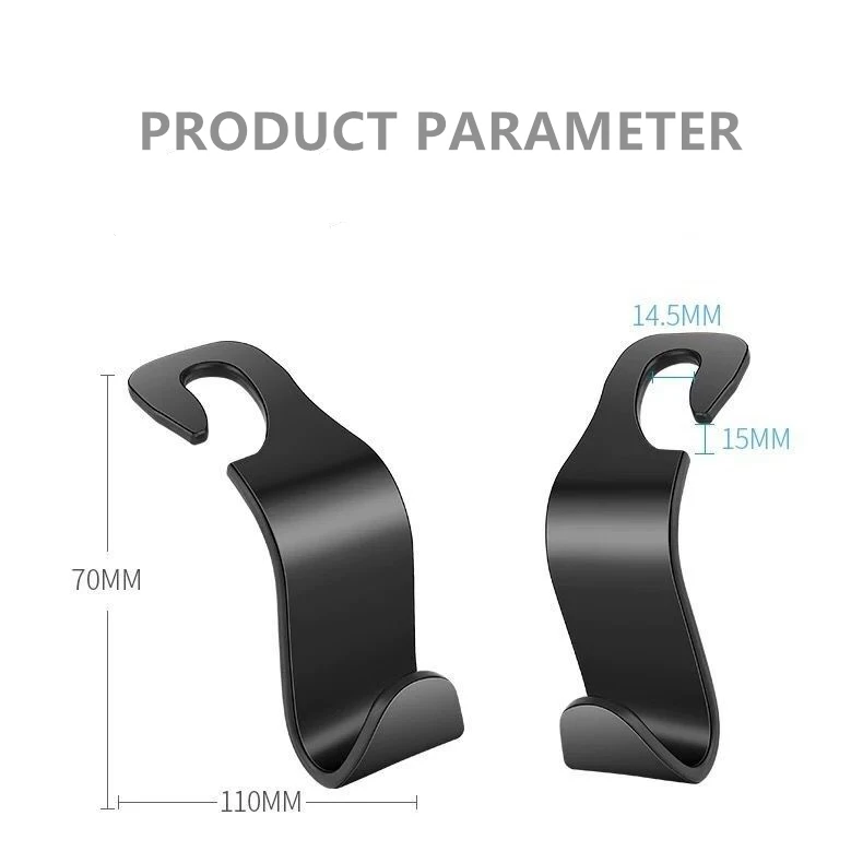 2x Car Seat Hook for Toyota Corolla Avensis Yaris Rav4 Auris Hilux Prius Prado Camry 40 Celica Chr Land Cruiser Supra Accessory