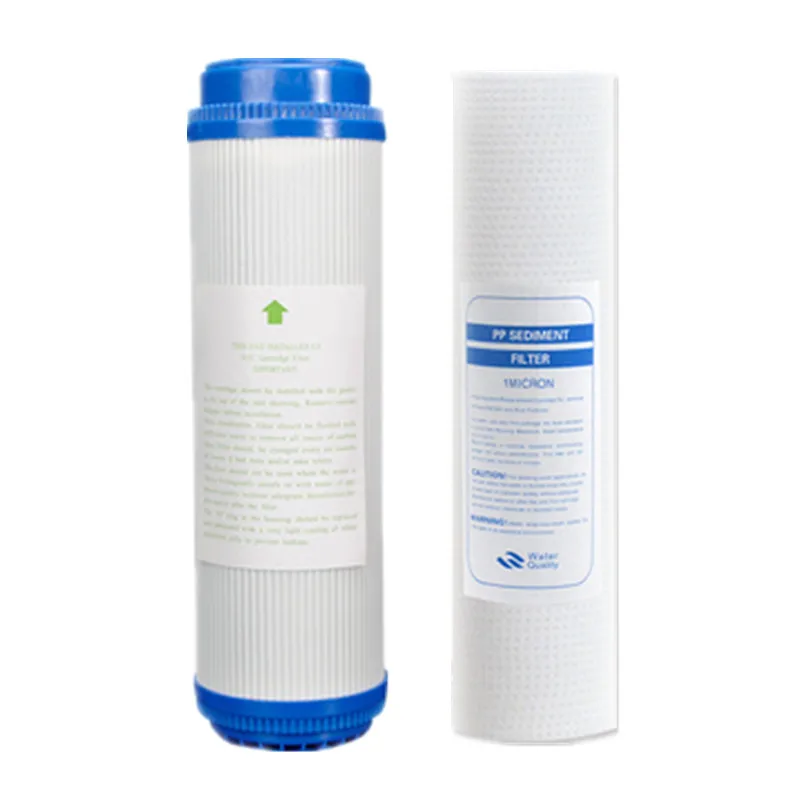 Filtre de purificateur d'eau de cuisine 10 pouces, en coton pp UDF, charbon actif d'osmose, pièces de purificateur d'eau