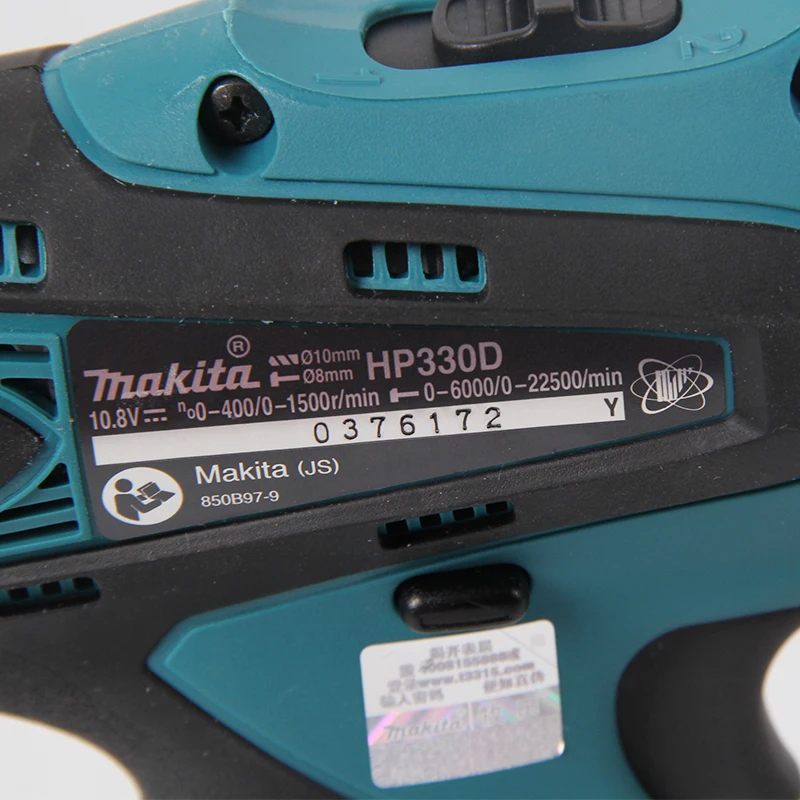 Imagem -02 - Makita-broca sem Fio do Motorista do Martelo Hp330dz 10.8v Hp330d Corpo Somente