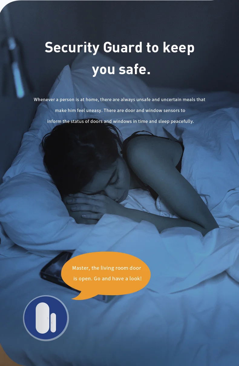 Zigbee Smart Deur Raam Sensor Home Security, Smartlife Tuya App Afstandsbediening, Alexa Google Thuis Voice Controle