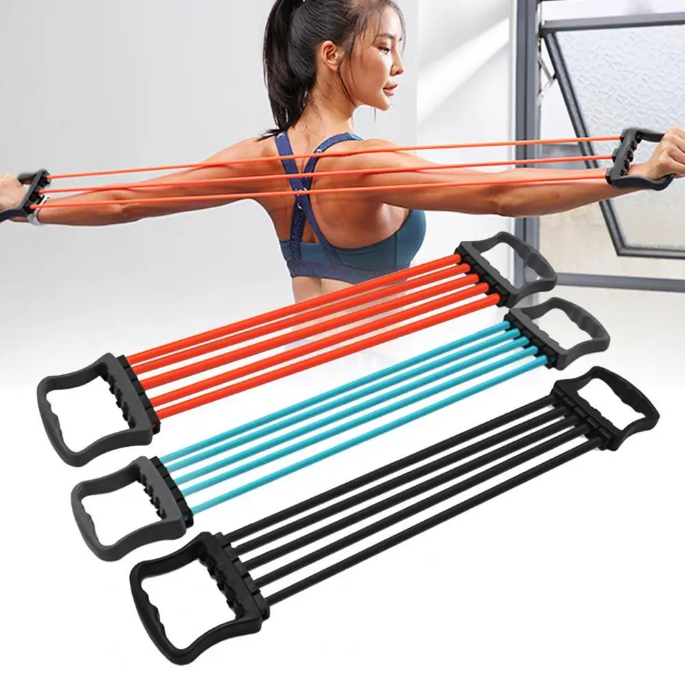 

Multifunctional Adjustable Chest Expander Hand Exerciser Fitness Tool Muscle Training Rubber Elastic Bands Sports Body Building