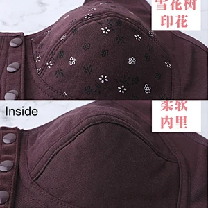 حمالات صدر قطنية أمامية إغلاق نسائية كبيرة تمثال نصفي ثوب نوم حمالة صدر 52/120 ملابس داخلية نسائية لينة ملابس داخلية 36 38 40 42 44 46 48 50 52 ب سي كأس أعلى 8 صدور مقاس 46 مبيعات - رقم 2