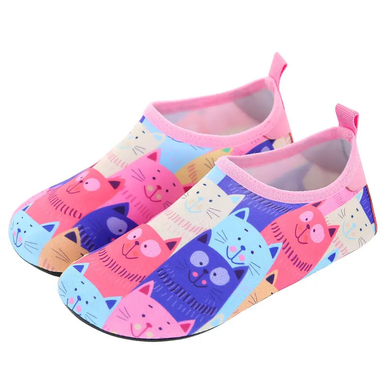 Children Water Beach Shoes Girls Swimming Shoes Quick-Drying Aqua Shoes Boys Soft Floor indoor Slipper Snorkeling Swim Socks