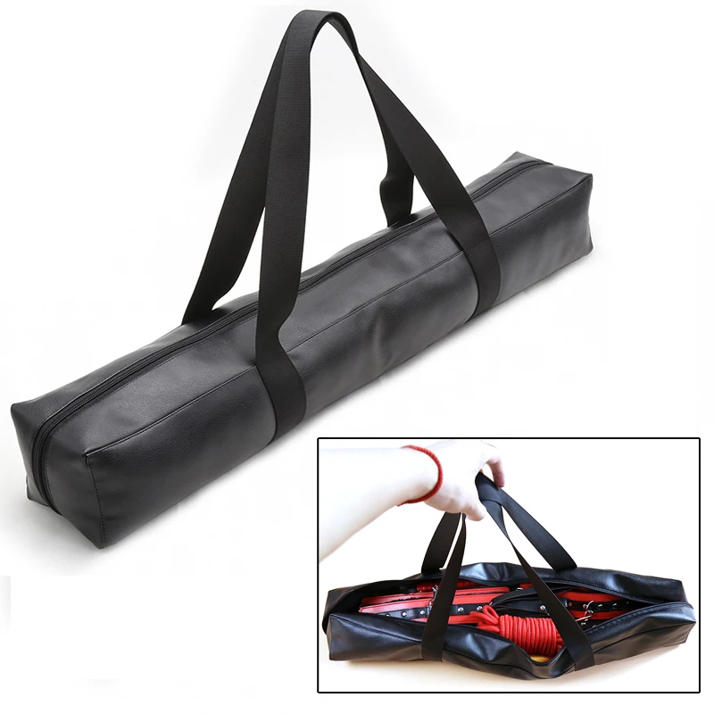 Big Capacity Storage Bag for Sex Products Leather Handbags Valise for Adult Games Handcuff Whip Anal Plug Bdsm Bondage Sex Toys