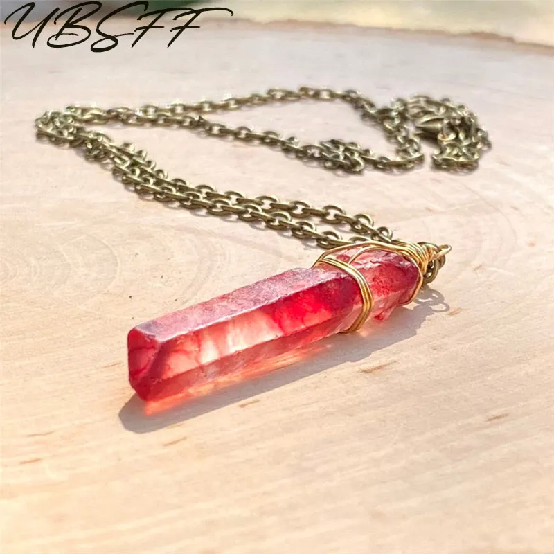 Red Crystal Necklac… - image