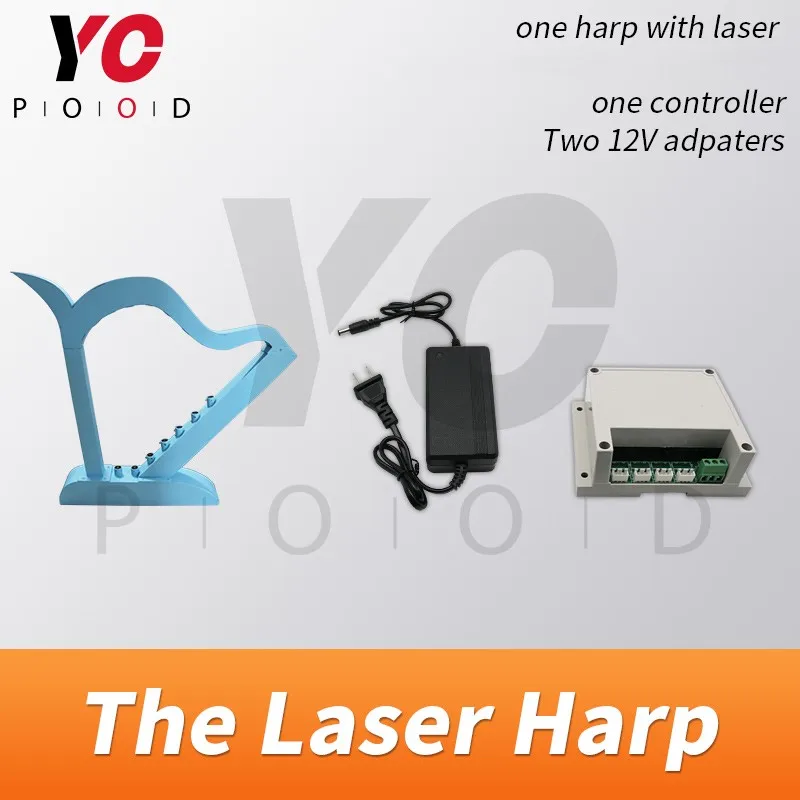 Takagism Game prop laser harp for room escape game touch the lasers in order to unlock DIY manufacture