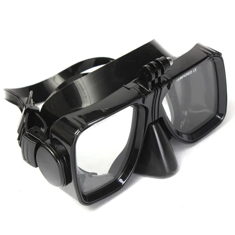 Diving Mount of Scuba Dive and Snorkel Diving Mask Swimming Goggles Tempered glasses for Gopro hero 2 3 3+ 4 sport Action Camera