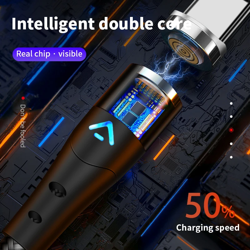 ZUIDID 5A Từ USB C Cáp Sạc Siêu Nhanh Micro USB Loại C Cho iPhone Samsung Xiaomi Huawei Sạc Android dây Cáp