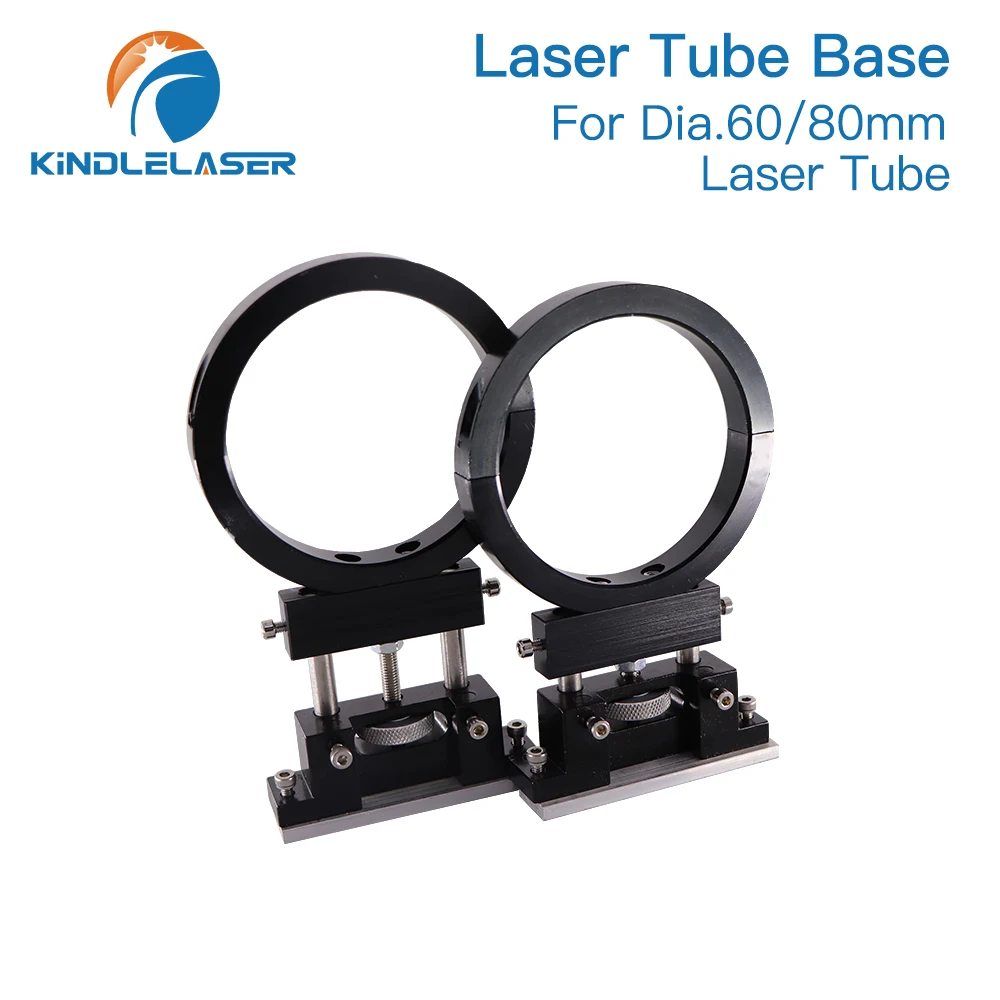 Diametro 60/80mm del supporto del supporto del tubo del Laser di Co2 del metallo di KINDLELASER per la tagliatrice dell'incisione Laser