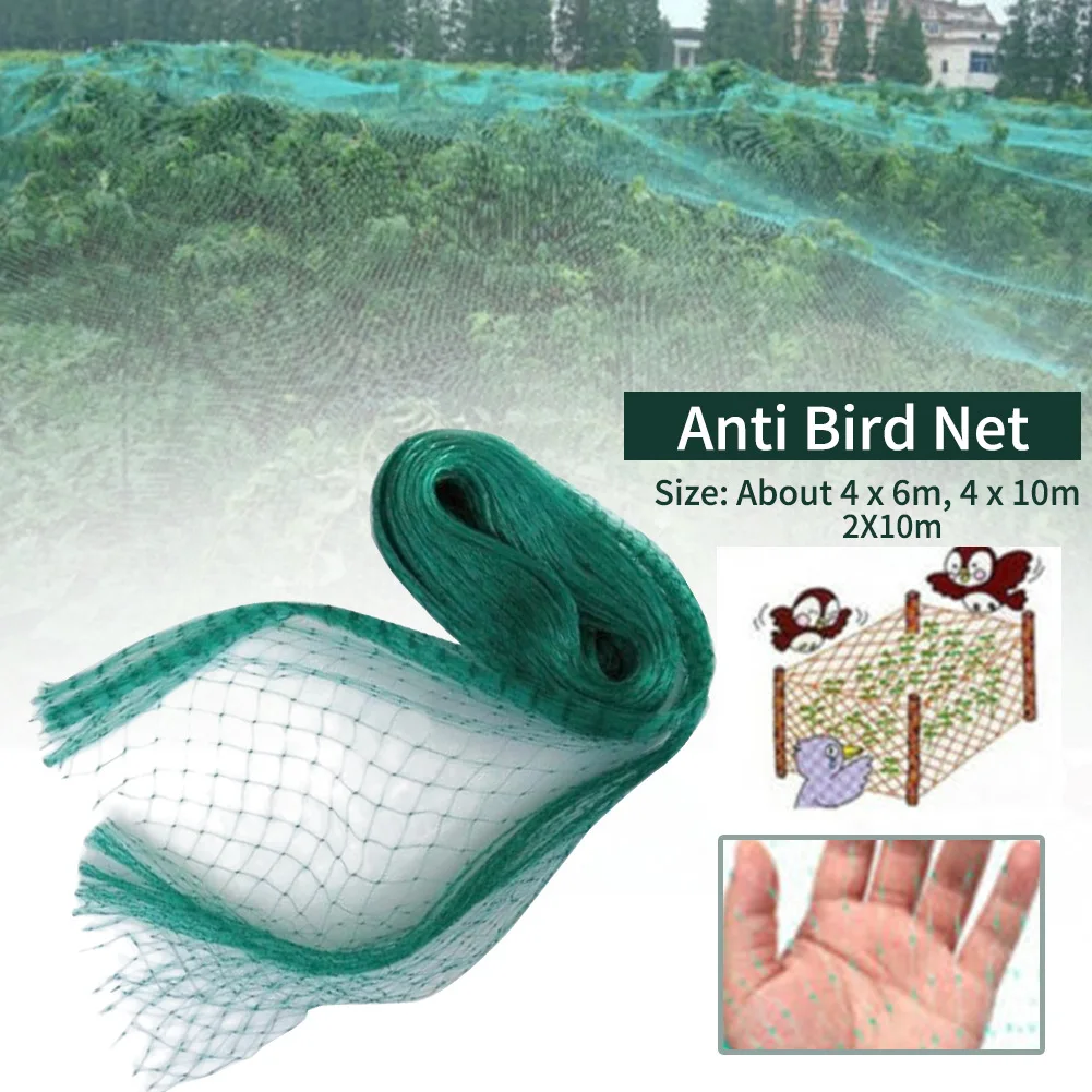 

5mX20m Garden Protection Net Anti Bird Netting Garden Farm Allotment Doesn't Tangle Reusable Lasting Protection Against Birds