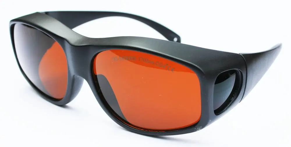 laser safety glasses for 190-540nm and 900-1700nm O.D 5+ For 532nm, 980nm, 1064nm 1070 1080nm fiber lasers