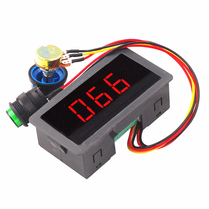 DC PWM Motor Speed Controller CCM5D 16KHz 6-30VDC 6/8A stepless speed control switch 6V 12V 24V LED display