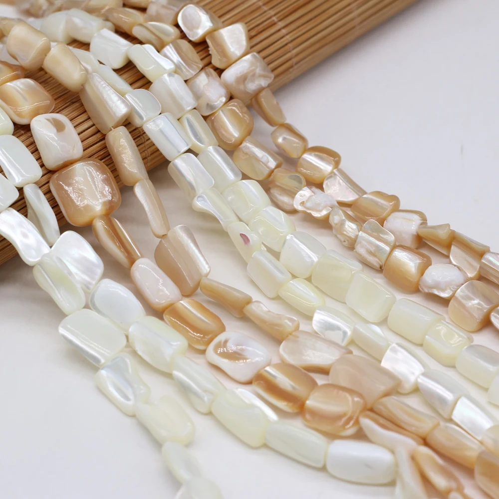Natural shell beads Beaded Irregular Punch loose beads isolation bead for Jewelry Making DIY for bracelet necklace Accessories