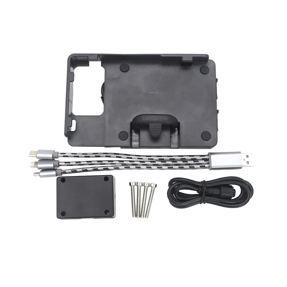 Black Navigation Bracket Mount Smartphone GPS Holder For Suzuki V-Strom 650 2010 V strom - Image 6