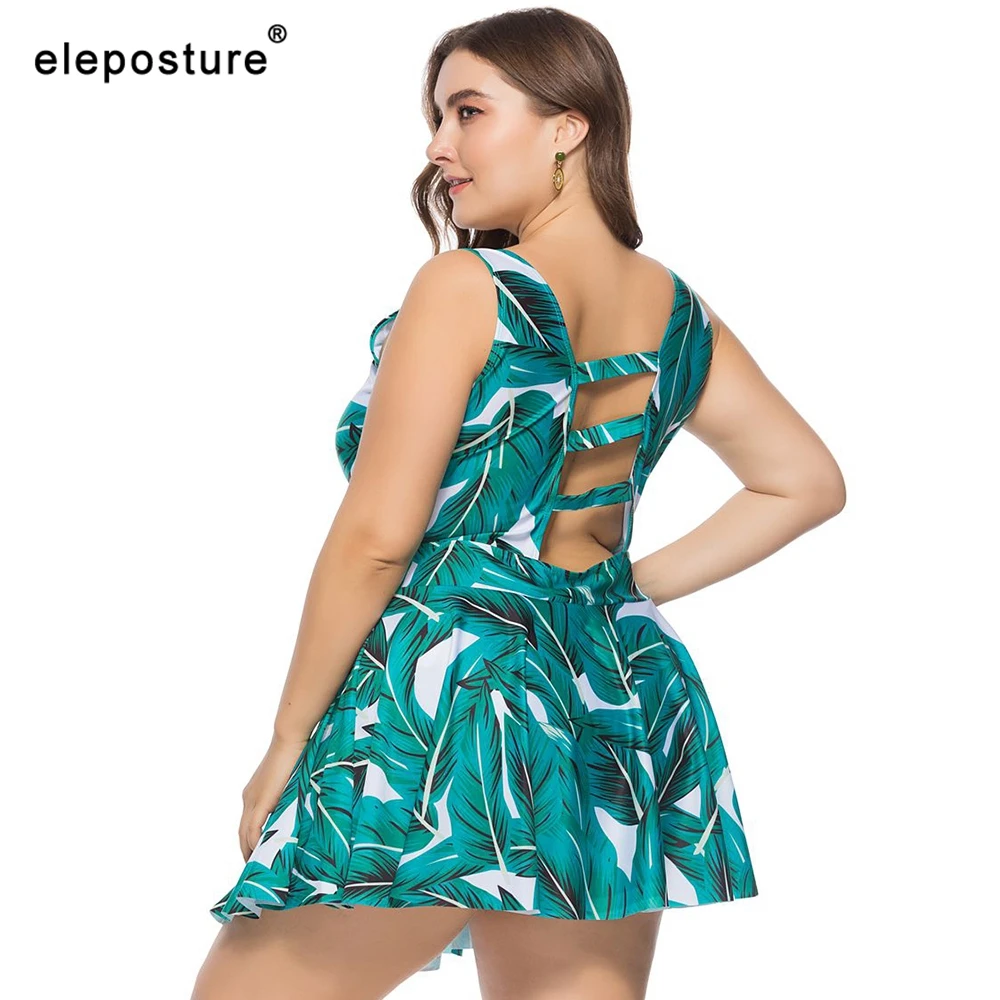 Plus Size Swimwear Women 2022 New Sexy One Piece Swimsuit Female Large Size Bathing Suits Skirt Summer Beach Wear Swim Lady 5XL