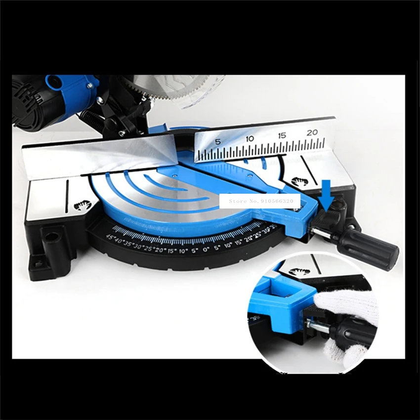 HD9255-2 2600W 220V Aluminium Zaagmachine Riem Type 45 Graden Multifunctionele Hout Aluminium Profiel Snijmachine power Tools