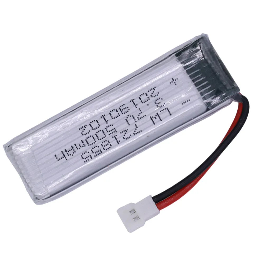 Bateria de 3.7v lipo para h37 e50 t37 rc helicóptero drone3.7v 500mah para wltoys v930 v977 v988 peças sobresselentes