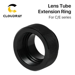 Anillo de extensión de tubo de lente Cloudray serie E, tubo de lente CO2 O.D.25mm para lente D20 F63,5mm/127mm para máquina cortadora láser CO2