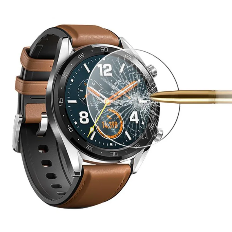 Прозрачная защитная пленка из закаленного стекла для умных часов Huawei Watch GT 2 Active / Elegant GT2 42 мм 46 мм