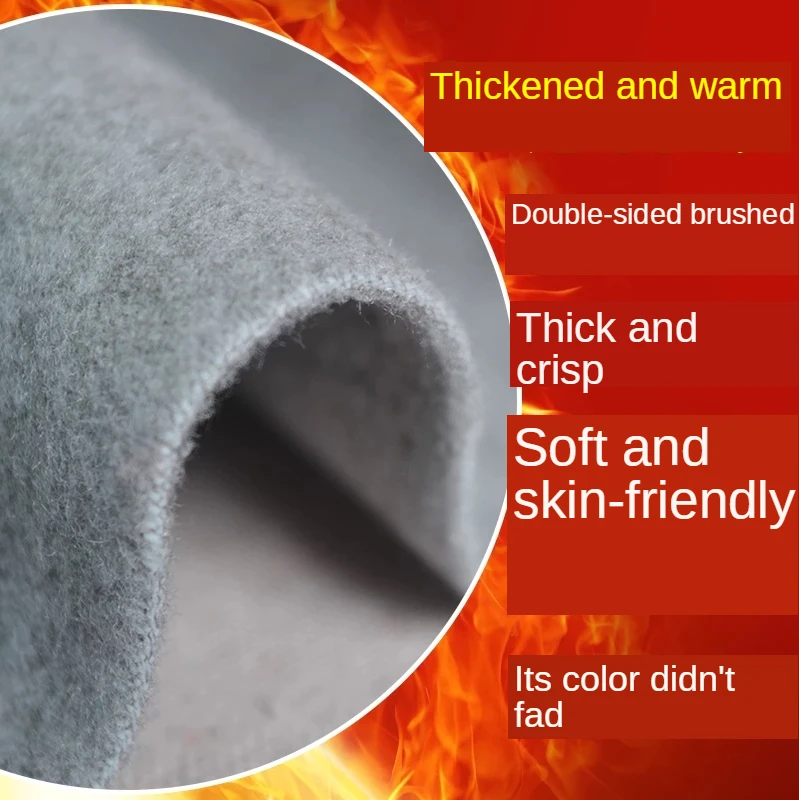 Thickened cashmere coat skirt cloth fabric double-sided imitation wool fleece fabric polar sewing dress brocade DIY Solid color