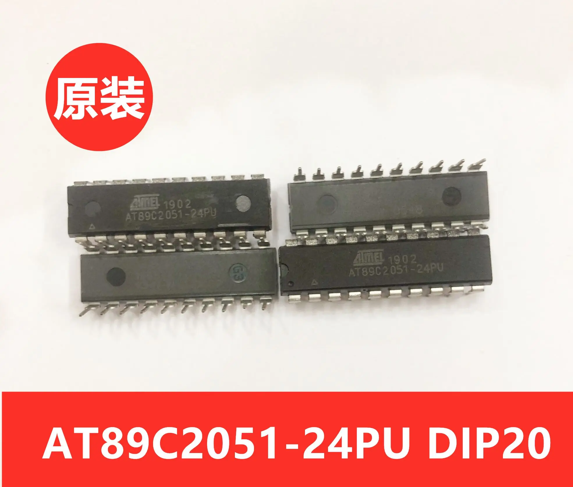 20pcs/lot  AT89C2051 AT89C2051-24PU DIP-20  NEW  Original free shipping