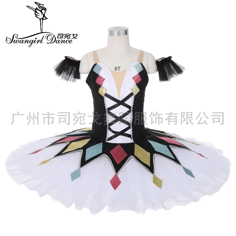 

Handmade Drama Million Clown Variation Ballet children professional ballet tutu Stage Performance JY012