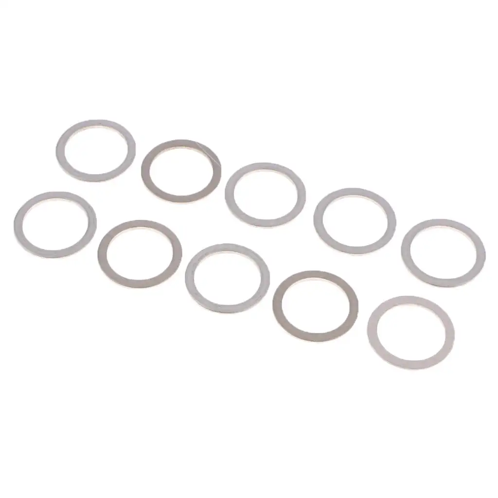 10Pcs 18 ID 24mm OD Oil Drain Plug Crush Washers Gaskets Aluminum Alloy For Toyota for Lexus