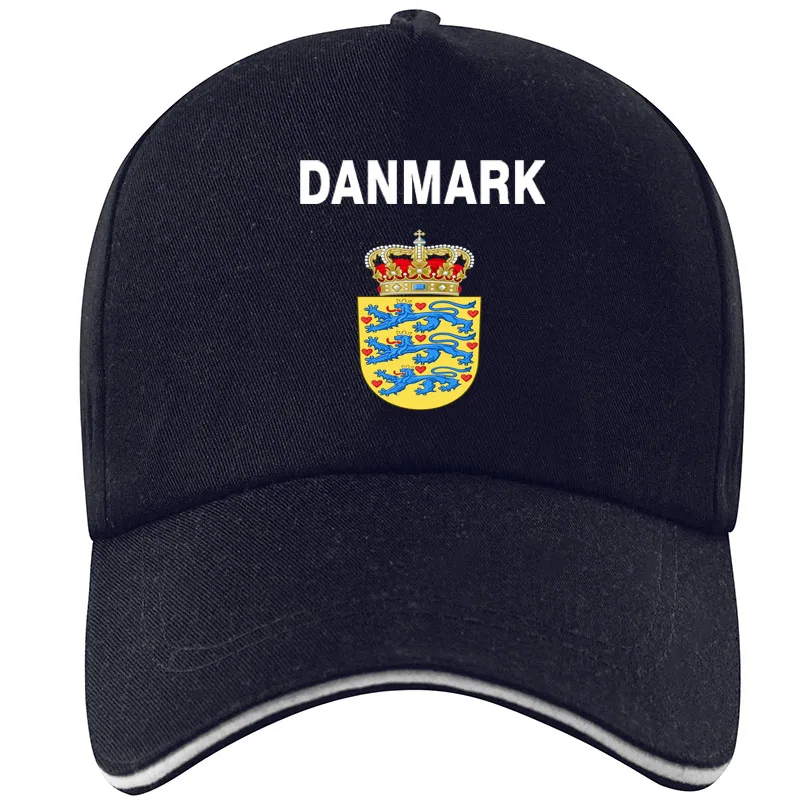 DENMARK free custom made name number dnk hat nation flag danish kingdom country danmark dk print photo logo baseball cap