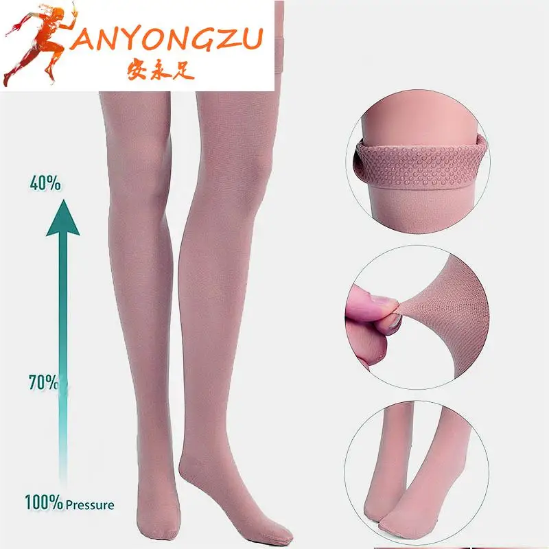 

Women Medical Prevent Varicose Veins Stocking Skin Anti Skid Compression High Thigh Pain Relief Slimming Leg Variouse Thick