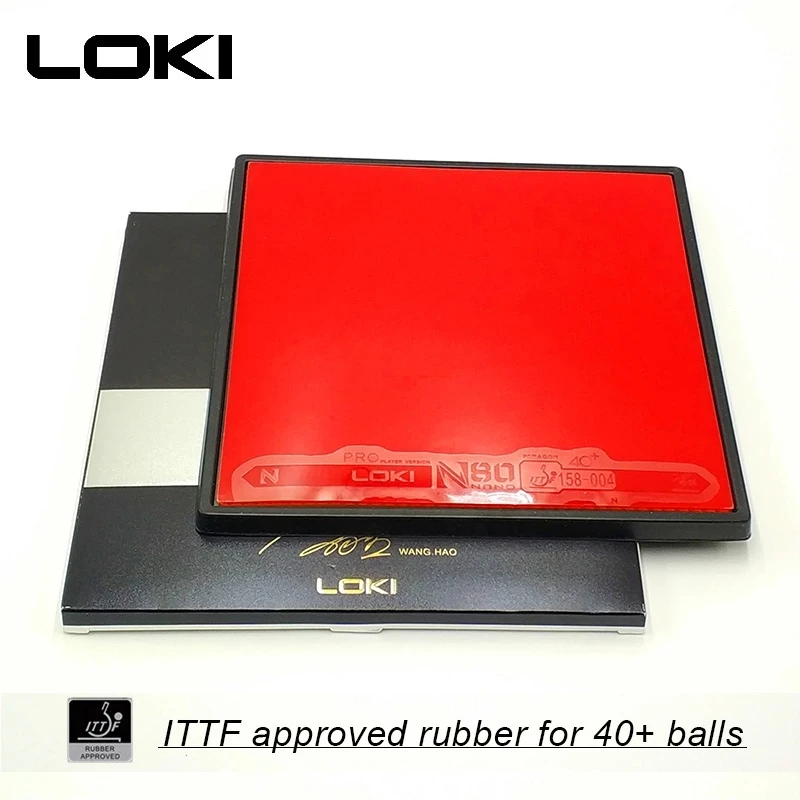 LOKI N80 High-density Yellow Sponge Table Tennis Rubber Pips In High Sticky Strong Spin Ping Pong Rubber for Loop and Control