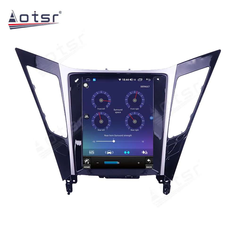 لشركة هيونداي سوناتا 2012-2015 مشغل راديو السيارة الاندورويد نظام تحديد المواقع والملاحة 360 كاميرا بانورامية السيارات ستيريو الوسائط المتعددة Carplay 4G SIM #5